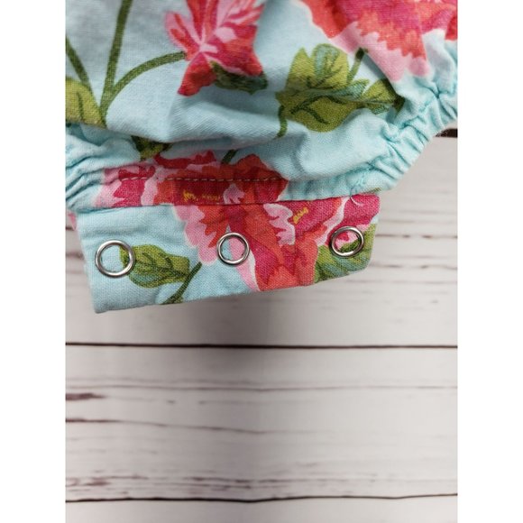 Serendipity Clothing Co. Bubble Romper Bow Pink Flowers Ruffles Polka Dots 12 Mt - Picture 8 of 11